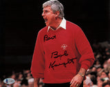 Bobby Knight Autographed 8x10 Photo Indiana Hoosiers "Best" Beckett BAS #AA80073
