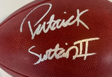 Patrick Surtain II Autographed/Inscribed 'Go Broncos' NFL Football BAS COA