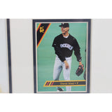 David Neid Autographed/Signed Colorado Rockies Photo and Card Beckett 51532