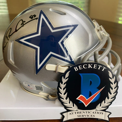 MICHAEL IRVIN SIGNED AUTOGRAPHED DALLAS COWBOYS MINI HELMET BECKETT