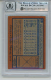 Eddie Murray Signed 1978 Topps #36 w/HOF 10 auto Trading Card Slab Beckett 57095