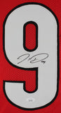 Georgia Jordan Davis Authentic Signed Red Pro Style Jersey JSA Witness