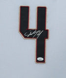 SUEDE FRAMED ARIZONA DIAMONDBACKS KETEL MARTE AUTOGRAPHED SIGNED JERSEY JSA COA