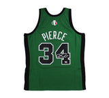 Paul Pierce Signed Boston Celtics M&N Hardwood Swingman Irish Flag Jersey