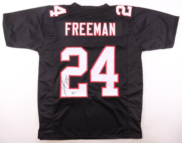 Devonta Freeman Signed Atlanta Falcons Black Jersey (Beckett) 2xPro Bowl R.B.