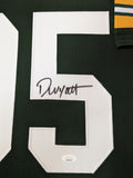 FRAMED GREEN BAY PACKERS DEVONTE WYATT AUTOGRAPHED SIGNED JERSEY JSA COA