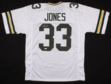 Aaron Jones Signed Packers Jersey (JSA COA) Green Bay 5th Round Draft Pick 2017