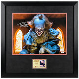 Bill Skarsgard Autographed IT Pennywise The Eater of Worlds 11x14 Framed Photo