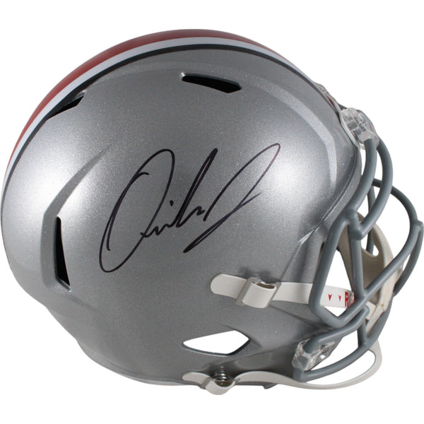 Quinshon Judkins Autographed Ohio State Buckeyes Speed F/S Helmet Beckett 49635