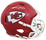 Chiefs George Karlaftis Signed Full Size Speed Rep Helmet BAS Witnessed