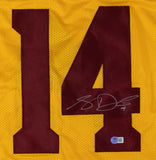 Sam Darnold Signed USC Trojans Jersey (Beckett) Seahawks Super Bowl LX Champ QB