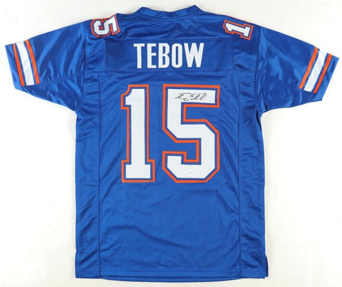Tim Tebow Signed Florida Gators Jersey (JSA COA) 2xBCS National Champion QB