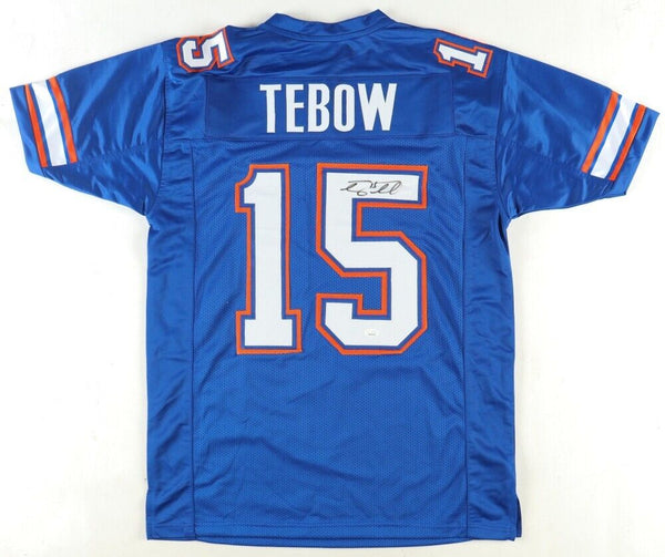 Tim Tebow Signed Florida Gators Jersey (JSA COA) 2xBCS National Champion QB