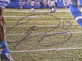 ODELL BECKHAM JR. Signed Metallic Paper 20 x 24 Photograph STEINER LE 113