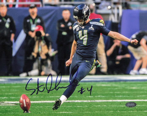 Steven Hauschka Autographed Signed 8x10 Photo Seattle Seahawks MCS Holo #63131