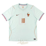 Kylian Mbappe Autographed 2026 France National Team Away Jersey Panini