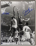 Wilt Chamberlain & Bill Russell Autographed Framed 16x20 Photo Gem Auto Beckett