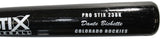 Dante Bichette Colorado Rockies Game Used Black Maple Stix Baseball Bat 57285