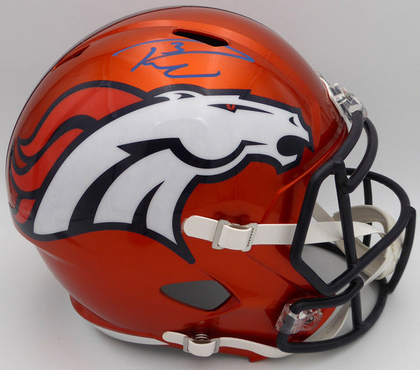 Russell Wilson Autographed Flash Full Size Helmet Broncos Fanatics QL84418437