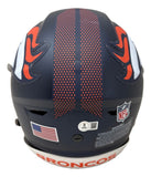 John Elway Signed Denver Broncos Full Size Authentic SpeedFlex Helmet BAS