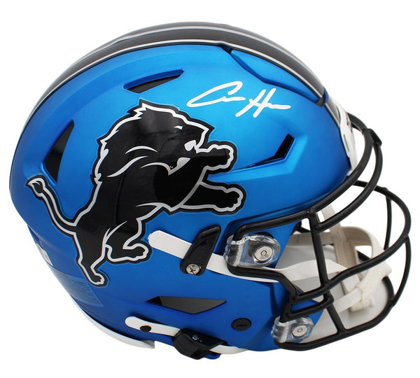 Aidan Hutchinson Signed Detroit Lions Speed Flex Authentic Alt 2024 NFL Helmet