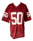 Ron Simmons Florida State Signed Maroon Football Jersey w/ 2 Inscriptions BAS