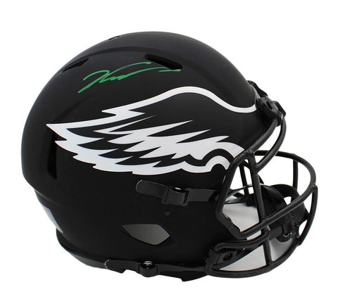 Jalen Carter Signed Philadelphia Eagles Speed Authentic Eclipse NFL Helmet