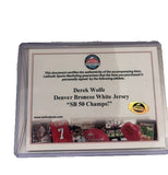 Derek Wolfe Autographed White Broncos Jersey Inscribed "SB 50 Champs" BAS COA