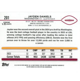 Jayden Daniels 2024 Topps Chrome #201 Teal Refractor #201 64/250 Rookie 59170