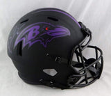 Ray Lewis Autographed Baltimore Ravens F/S Eclipse Speed Helmet - Beckett Auth