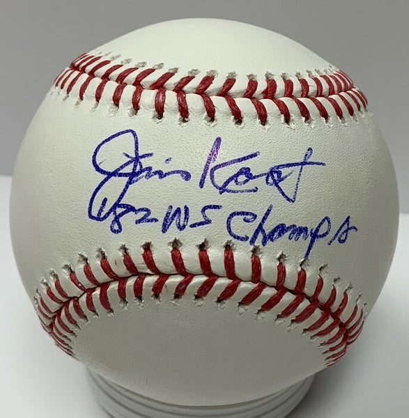 Cardinals JIM KAAT Signed Official MLB Baseball AUTO w/ "82 WS Champs" - JSA