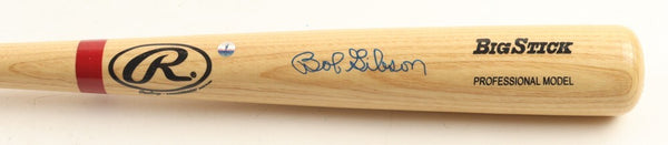 Bob Gibson Signed Rawlings Big Stick Pro Model Baseball Bat (Beckett)1968 NL MVP