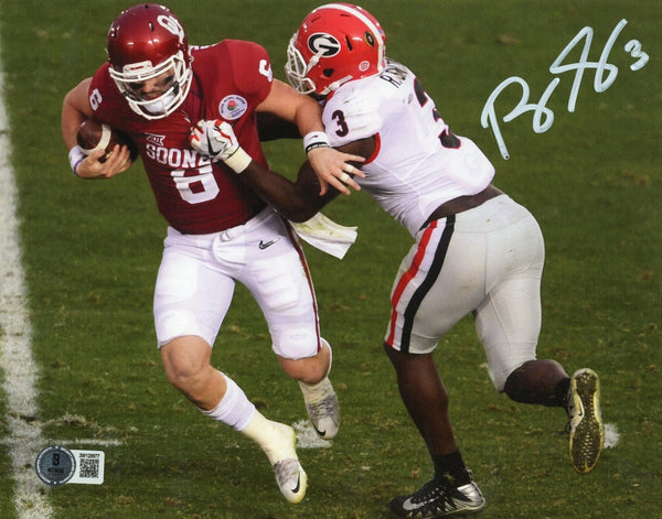 ROQUAN SMITH AUTOGRAPHED GEORGIA BULLDOGS ROSE BOWL 8x10 PHOTO BECKETT