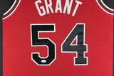 HORACE GRANT (Bulls red TOWER) Signed Autographed Framed Jersey JSA