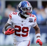 Tyrone Tracy Jr. Signed New York Giants Jersey (JSA) Ex-Iowa & Purdue Running Bk