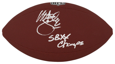Matt Suhey Signed Wilson Limited Full Size NFL Football w/Champs -(SCHWARTZ COA)