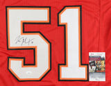 Kevin Minter Signed Tampa Bay Buccaneers Jersey (JSA COA) Super Bowl LV Champion