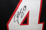 Champ Bailey Autographed/Signed College Style Sz XL Black Jersey Beckett 44024