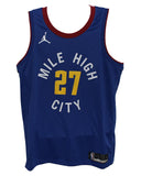 Jamal Murray Autographed Denver Nuggets Blue Dri-Fit XL Jersey FAN 39645