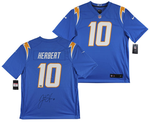 Chargers Justin Herbert Authentic Signed Powder Blue Nike Game Jersey Fanatics