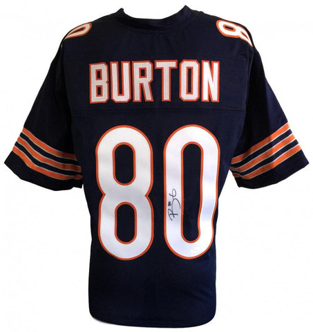 Trey Burton Signed Chicago Bears Jersey (JSA) TD Pass in Super Bowl champion LII