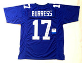 PLAXICO BURRESS SIGNED AUTOGRAPHED CUSTOM PRO STYLE JERSEY PSA COA #9A19110