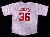 Robin Roberts Signed PHillies Jersey Inscribed "HOF 76" & "286 W" (PSA)