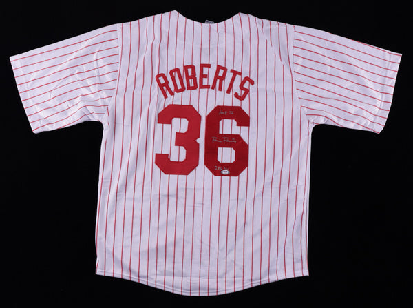 Robin Roberts Signed PHillies Jersey Inscribed "HOF 76" & "286 W" (PSA)