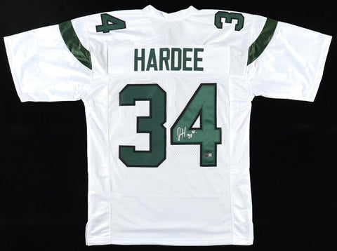 Justin Hardee Signed New York Jets Jersey (Tri Star Holo) 2022 Pro Bowl Def Back