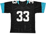 JACKSONVILLE JAGUARS DEVIN LLOYD AUTOGRAPHED BLACK JERSEY BECKETT WITNESS 215005