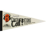 Cal Ripken Jr. Signed Baltimore Orioles Streak Week Congratulations Pennant