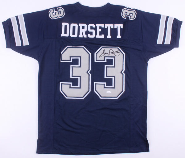 Tony Dorsett Signed Dallas Cowboys Jersey (JSA COA) 4xPro Bowl (1978,1981-1983)