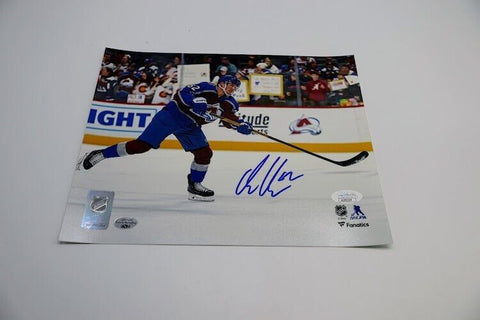 Artturi Lehkonen Autographed Avs 8x10 Action Shot Burgundy Jersey JSA COA