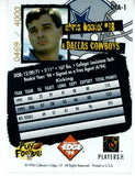 Chis Boiol Autographed Dallas Cowboys 1996 Collector's Edge #DCA-1 Card 55968